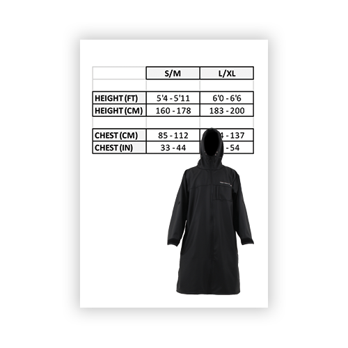 Changing Robe Size Chart