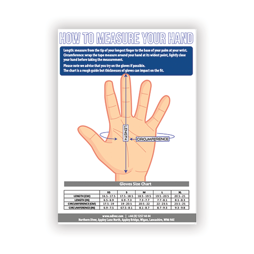 Gloves Size Chart