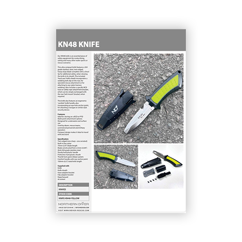 KN48 Knife Data Sheet