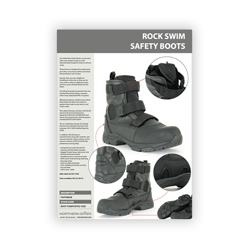 Rock Swim Safety Boots Data Sheet