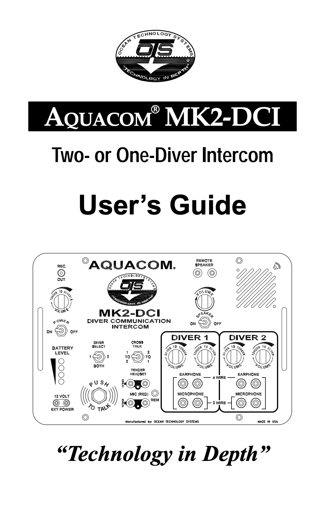 OTS MK2-DCI User Manual